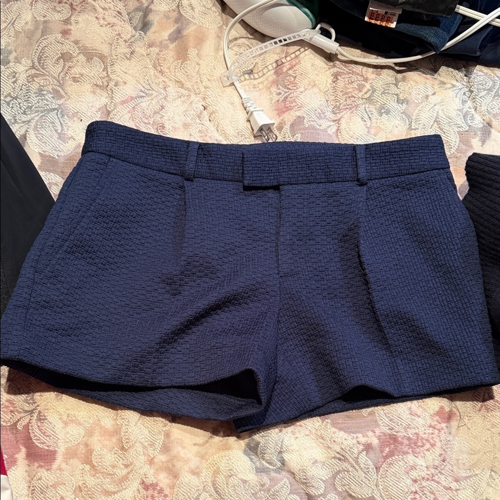 Banana Republic Navy Textured  Shorts